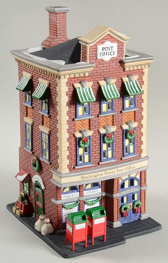 Christmas In The City Washington Street Post Office - With Box by Department 56-1