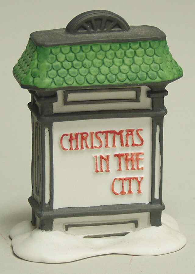 Christmas In The City Christmas In The City Sign - No Box by Department 56-1