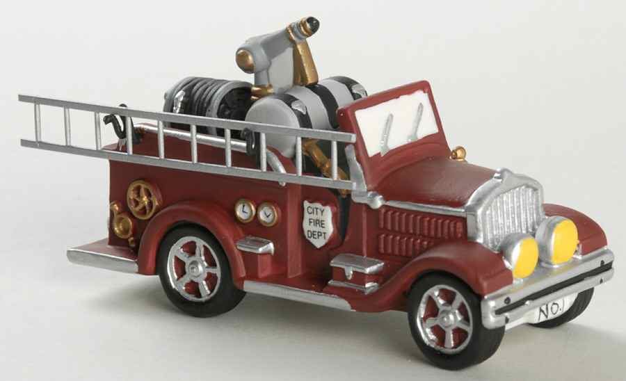 Christmas In The City City Fire Dept-Fire Truck - With Box by Department 56-1