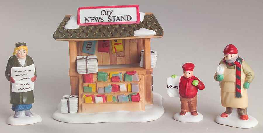 Christmas In The City City Newsstand-Set Of 4 - Boxed by Department 56-1