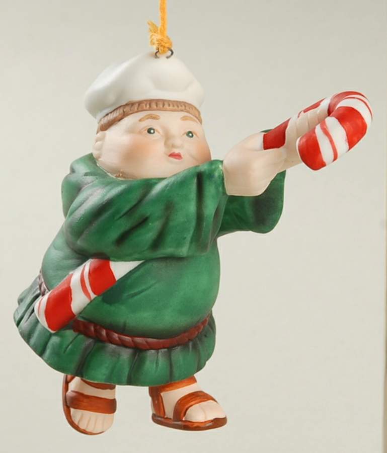 Merry Makers Calvin The Candycane Striper-Ornament - Boxed by Department 56-1