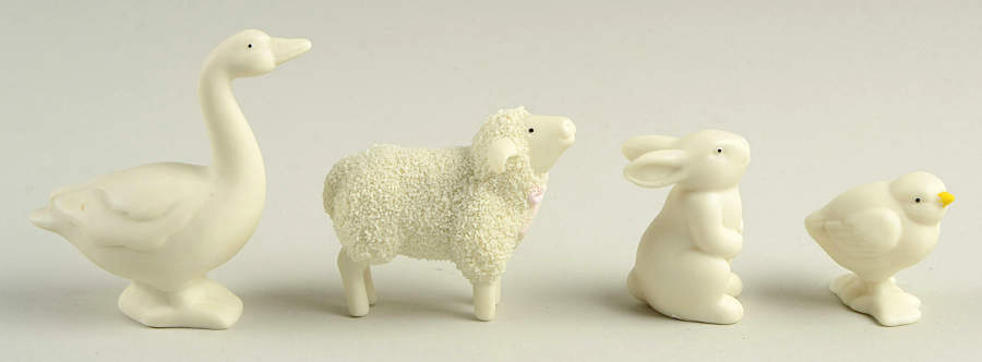 Snowbunnies Animals On Parade-Set Of 4 - Boxed by Department 56-1