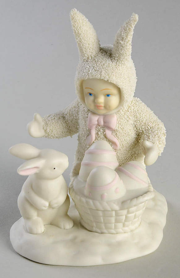 Snowbunnies Help Me Hide The Eggs - Sprintime Storie - Boxed by Department 56-1