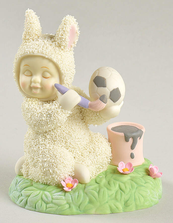 Snowbunnies Soccer Is Eggcellent! - With Box by Department 56-1