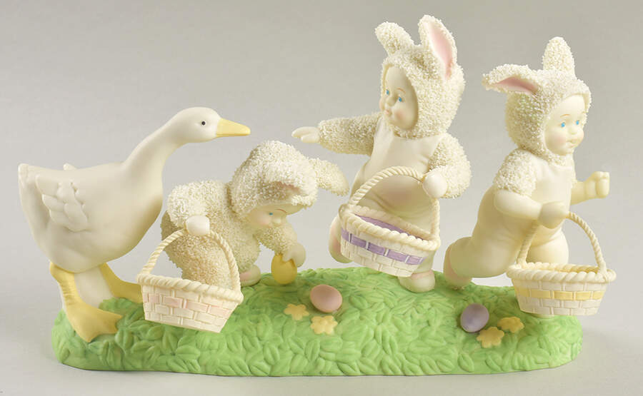 Snowbunnies Easter Egg Hunt - With Box 258 by Department 56-1