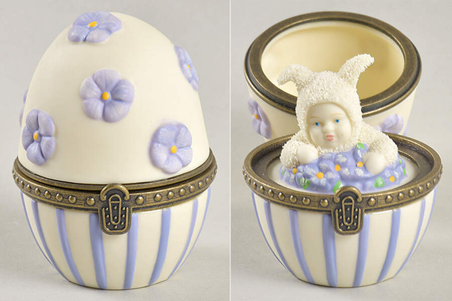 Snowbunnies Sweet Violet - Boxed by Department 56-1