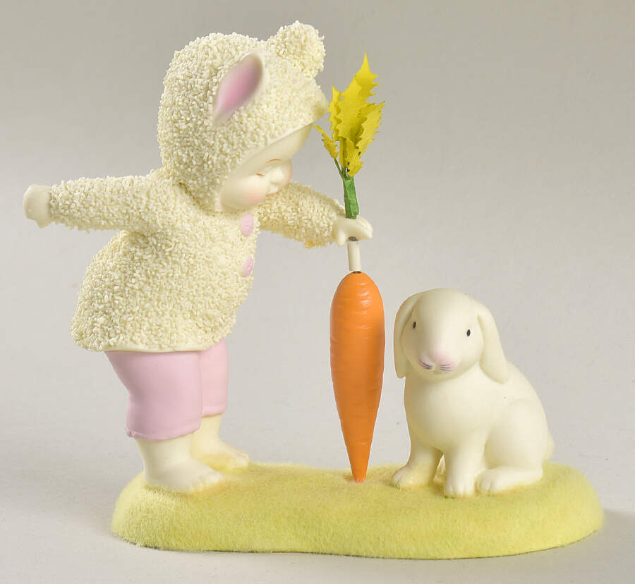 Snowbunnies But, Bunnies Love Carrots - No Box by Department 56-1
