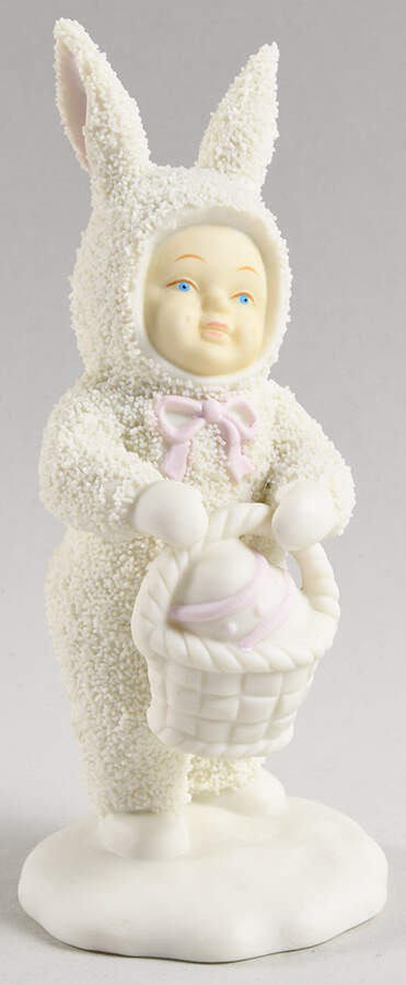 Snowbunnies A Tisket, A Tasket - Boxed by Department 56-1