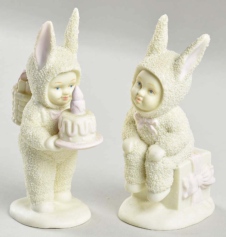 Snowbunnies Happy Birthday To You - Boxed by Department 56-1