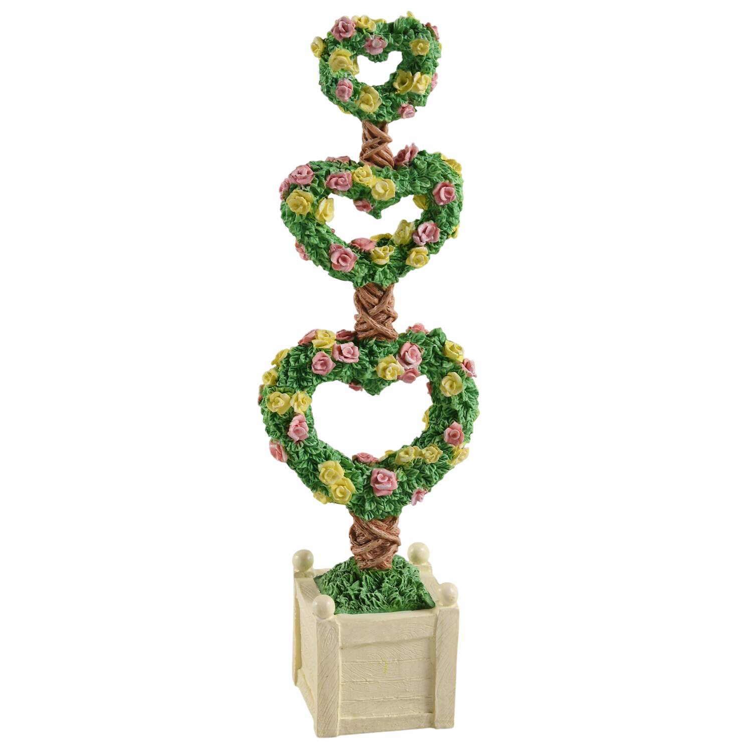 Snowbunnies Flowering Spring Tree - Hearts - No Box by Department 56-1