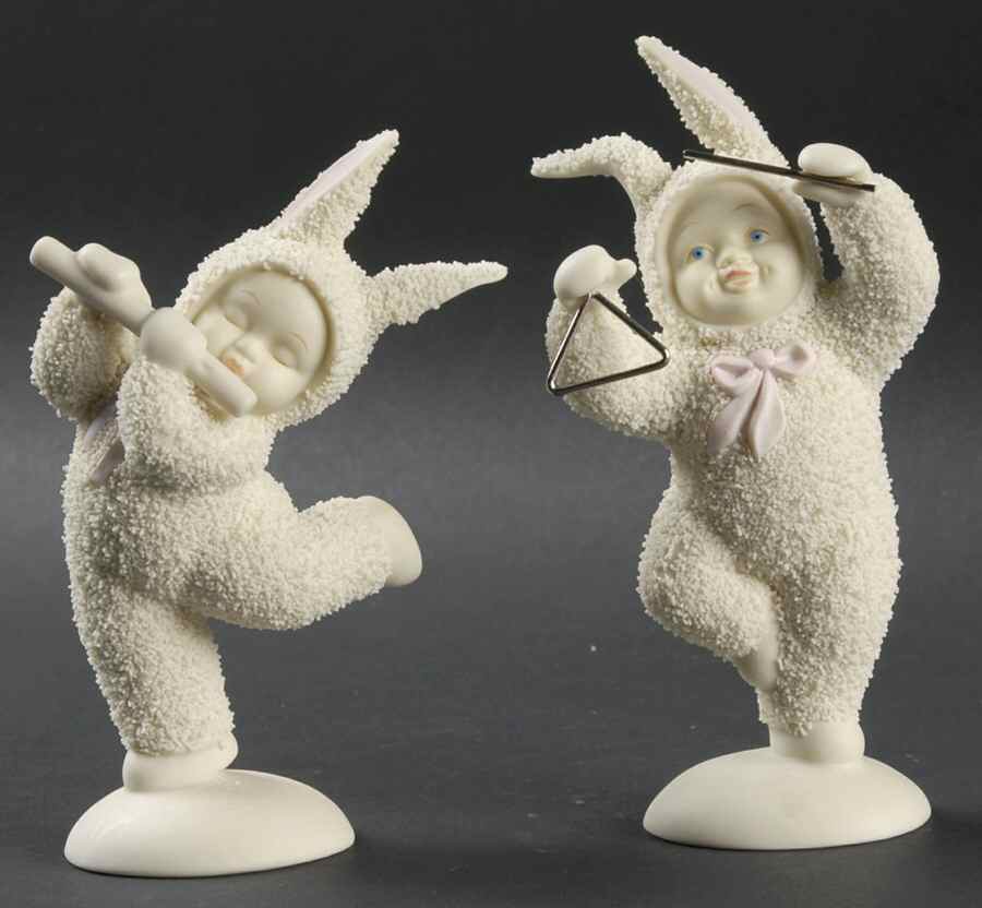Snowbunnies Hop, Skip & A Melody-Set Of 2 - Boxed by Department 56-1