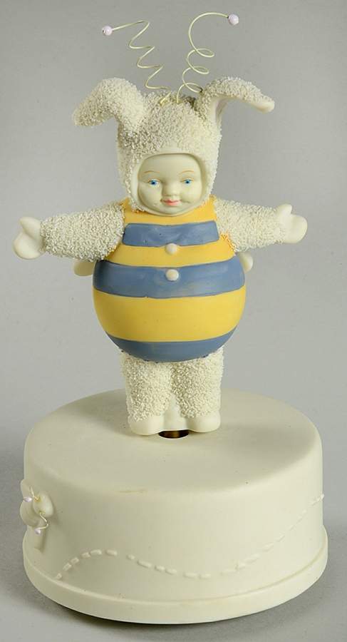 Snowbunnies Be My Baby Bunny Bee - No Box by Department 56-1