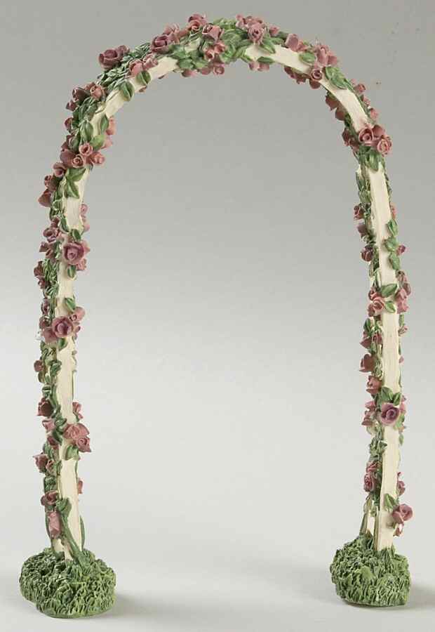 Snowbunnies Trellis In Bloom - Boxed by Department 56-1