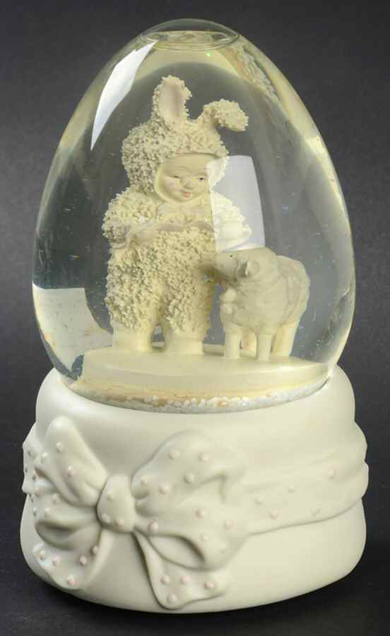 Snowbunnies Let's Play In The Meadow-Musical - Boxed by Department 56-1