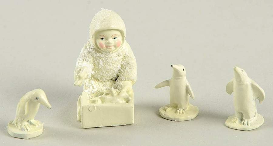 Snowbabies-Miniature Helpful Friends - Boxed by Department 56-1
