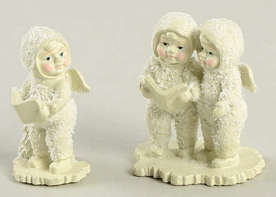 Snowbabies-Miniature Twinkle Little Stars-Set Of 2 - Boxed by Department 56-1