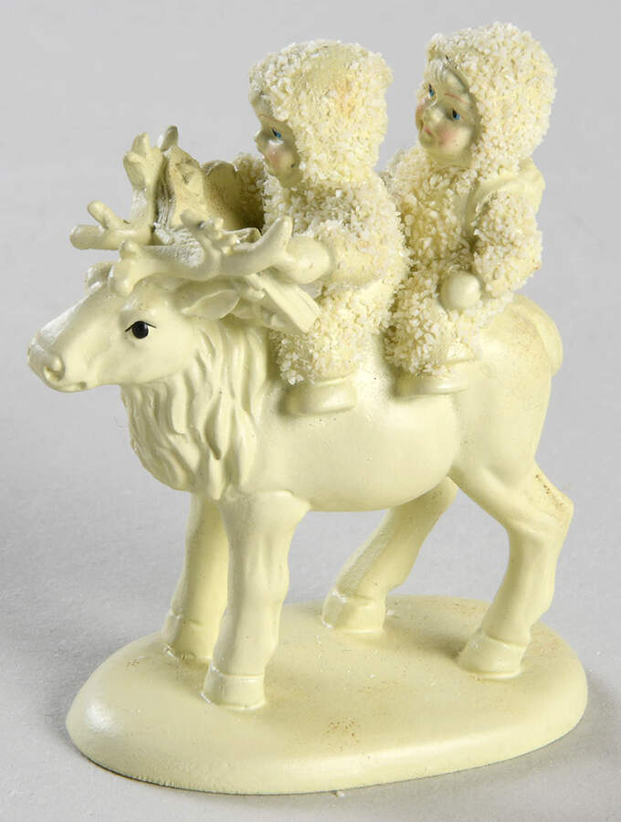 Snowbabies-Miniature A Journey For Two By Caribou! - Boxed by Department 56-1