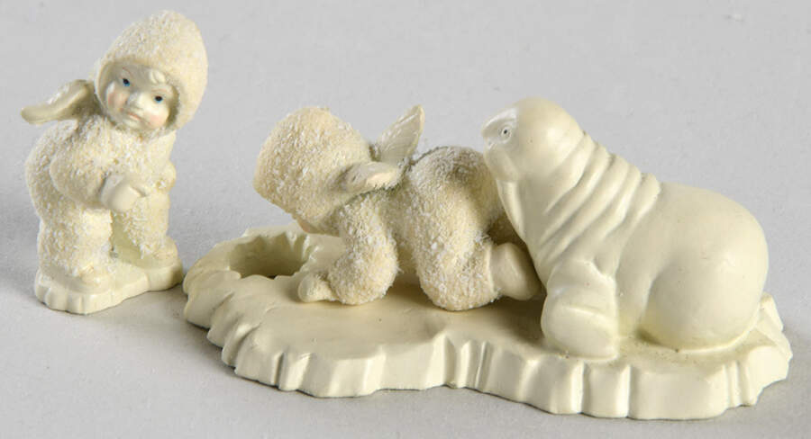 Snowbabies-Miniature I Can't Find Him-Set Of 3 - Boxed by Department 56-1