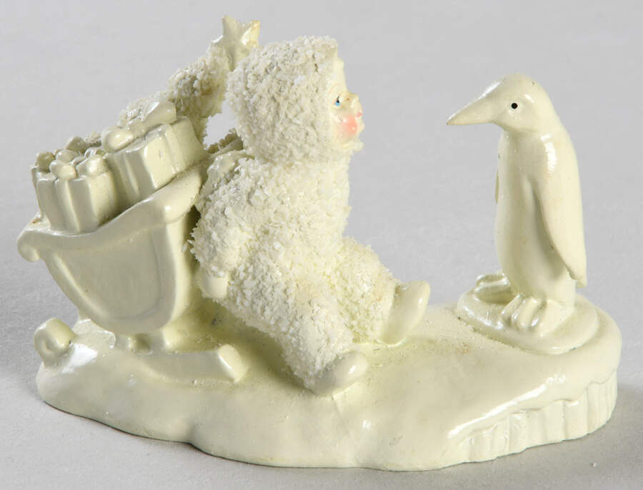 Snowbabies-Miniature Stuck In The Snow - Boxed by Department 56-1