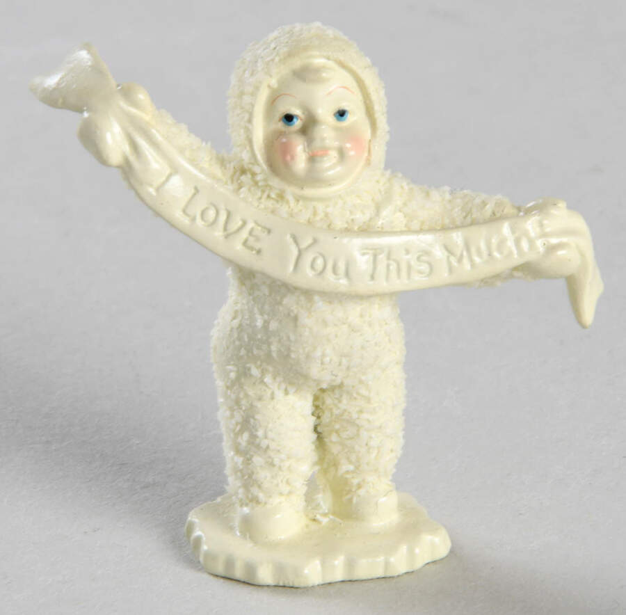 Snowbabies-Miniature I Love You This Much - Boxed by Department 56-1