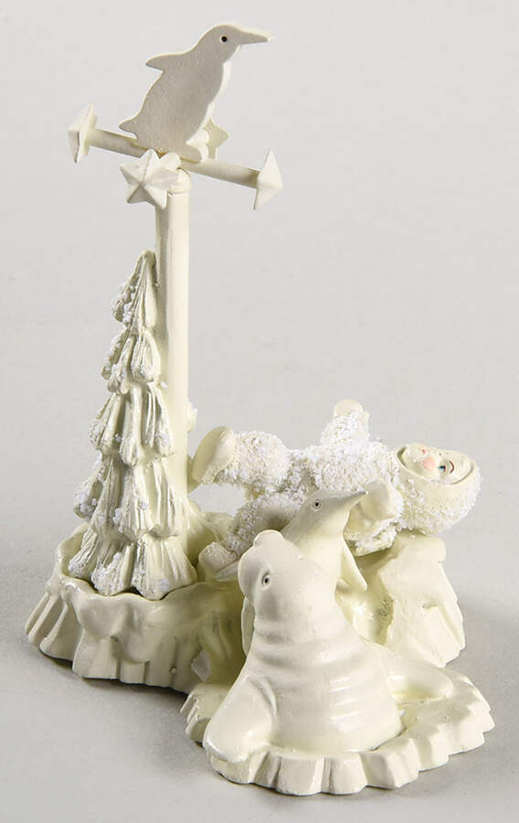 Snowbabies-Miniature Will It Snow Today? - Boxed by Department 56-1