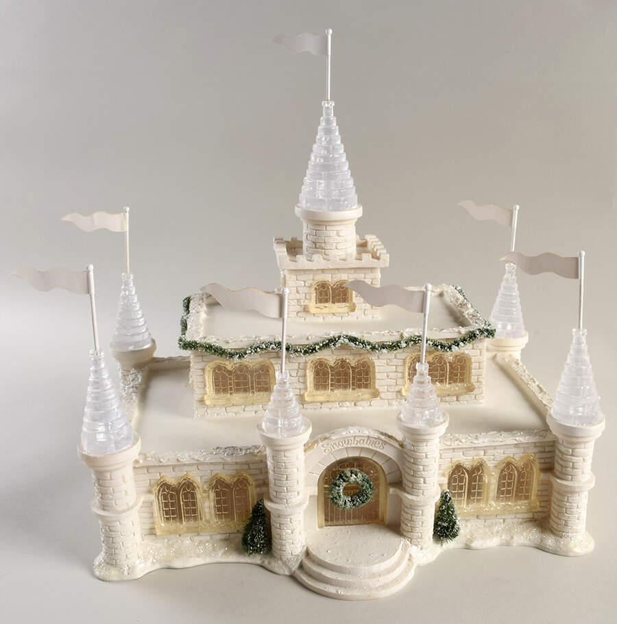 Snowbabies-Miniature Frosted Frolic Ice Palace - Boxed by Department 56-1