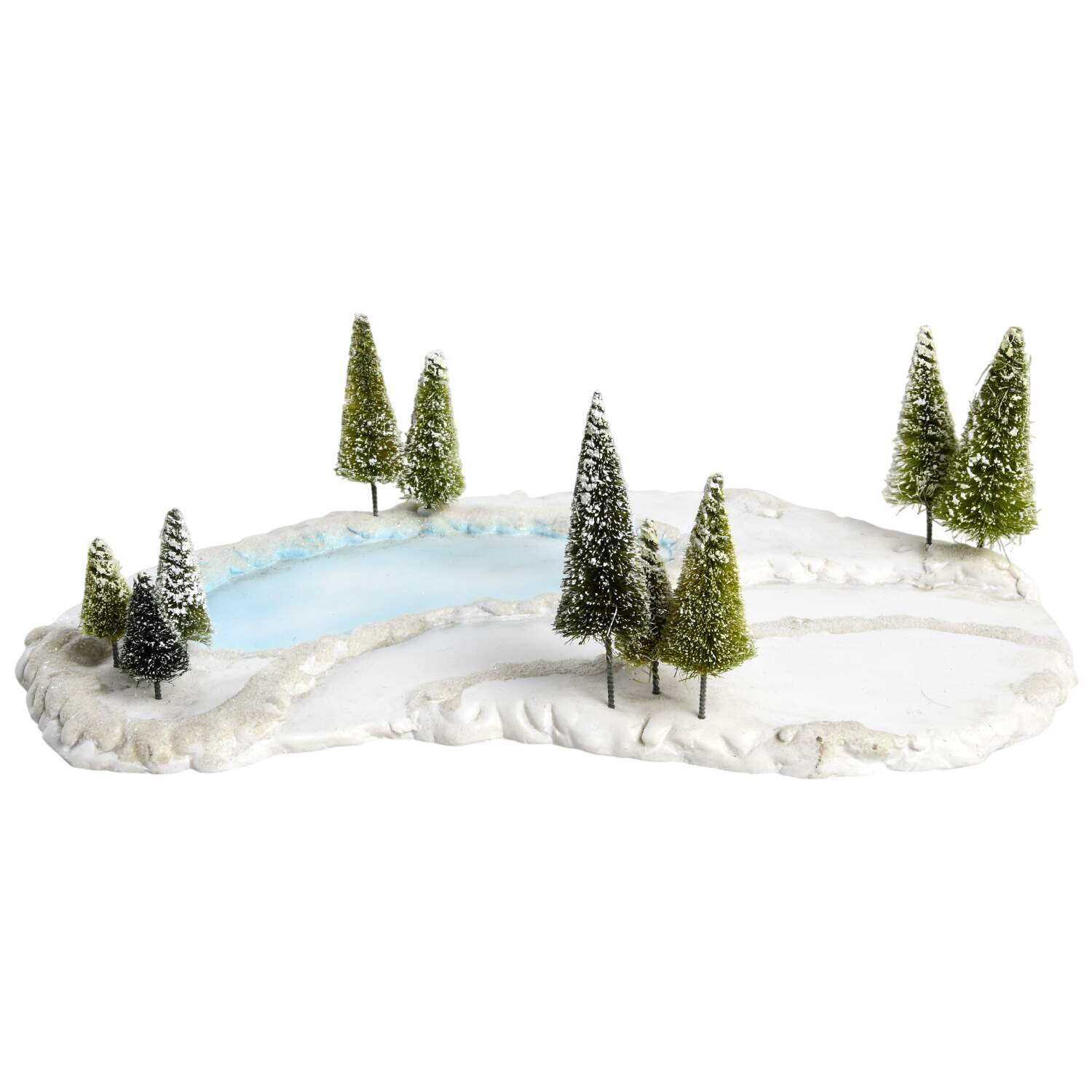 Snowbabies-Miniature Frosty Frolic Land-10 Trees - No Box by Department 56-1
