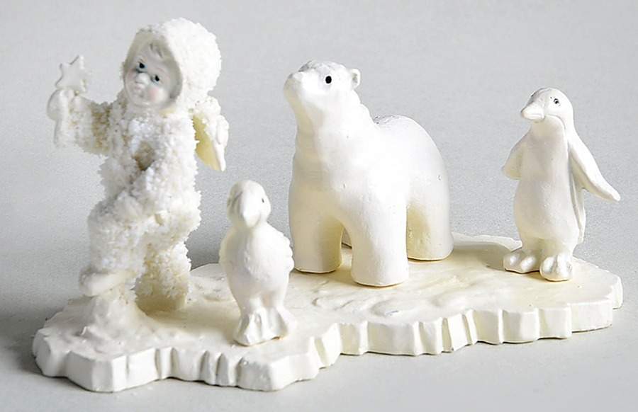 Snowbabies-Miniature Join The Parade-Set Of 4 - No Box by Department 56-1
