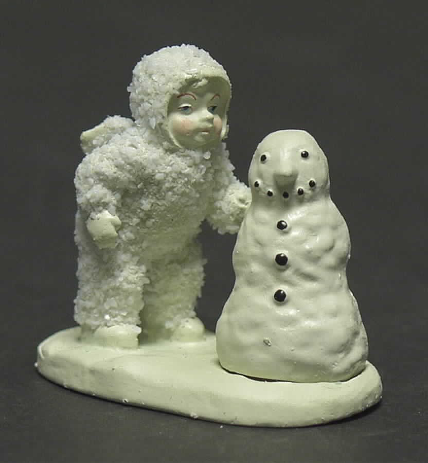 Snowbabies-Miniature Why Don't You Talk To Me?-Set Of 2 - Boxed by Department 56-1