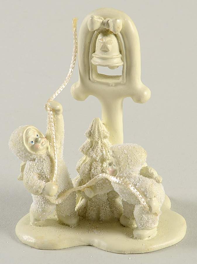 Snowbabies-Miniature Ring The Bells...It's Christmas! - No Box 60 by Department 56-1