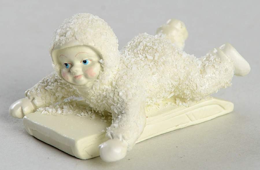 Snowbabies-Miniature Hold On Tight - With Box by Department 56-1