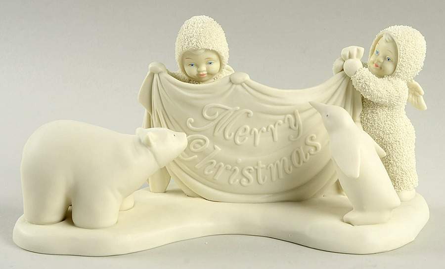 Snowbabies Wishing You A Merry Christmas - Boxed by Department 56-1