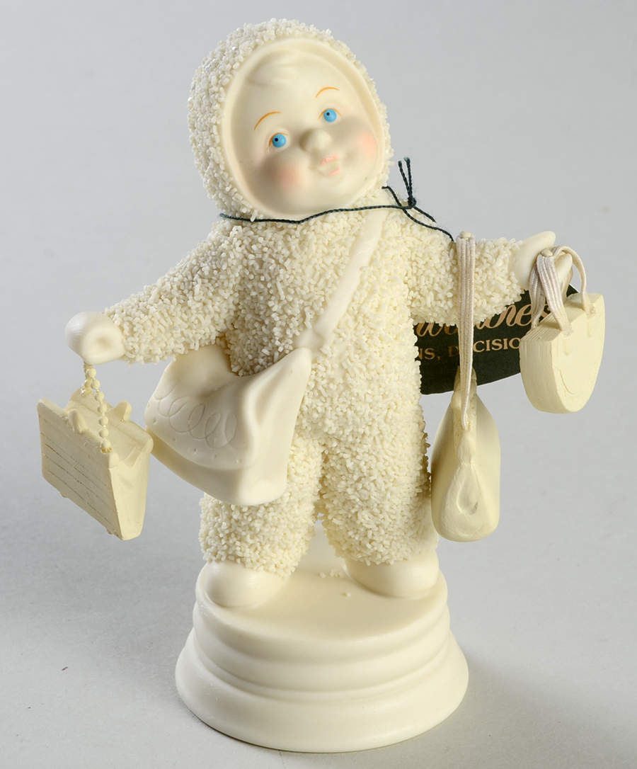Snowbabies Decisions, Decisions - Nb696, No Box by Department 56-1