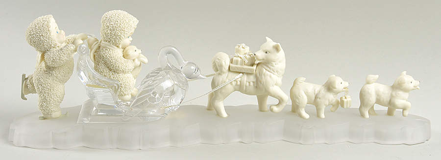 Snowbabies Making Tracks - Nb668, No Box by Department 56-1