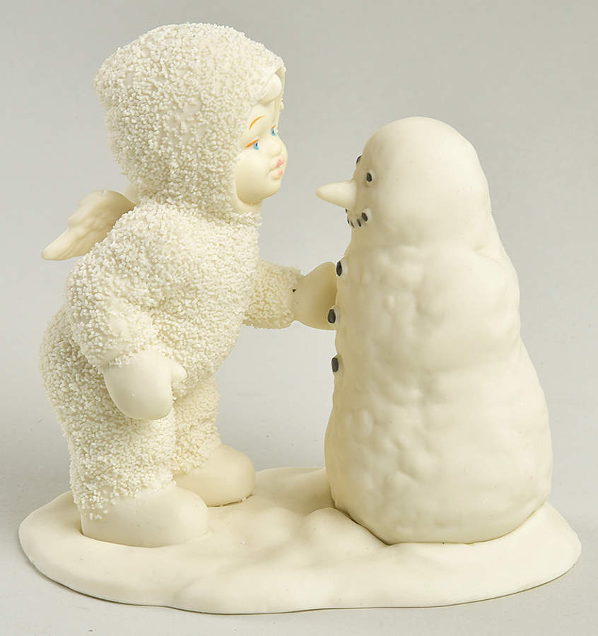 Snowbabies Why Don't You Talk To Me-With Snowman - Boxed by Department 56-1