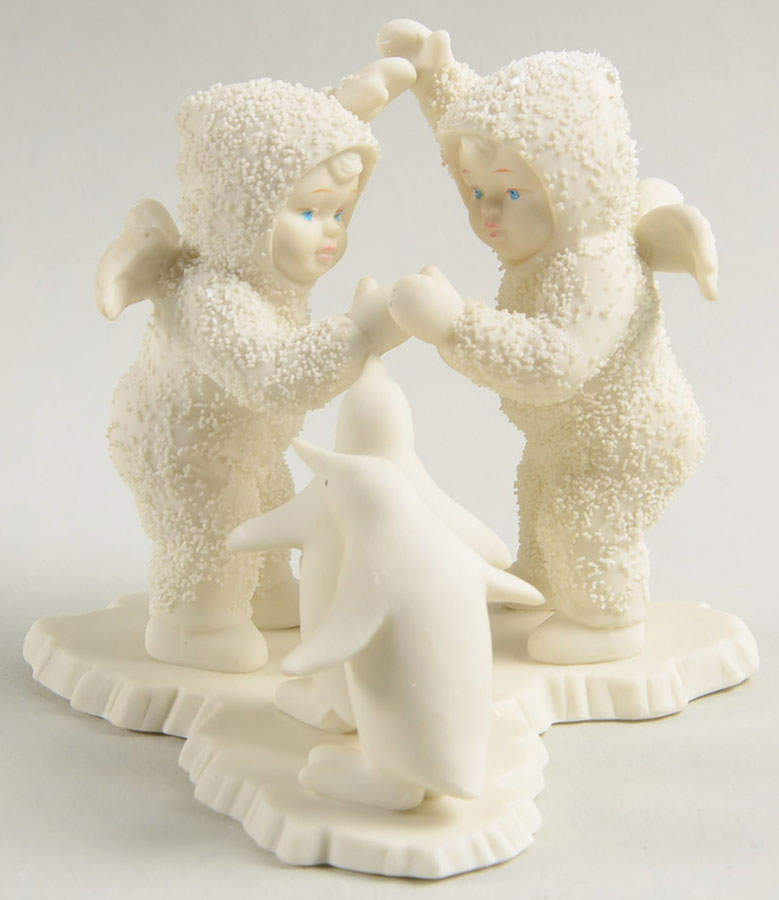 Snowbabies Playing Games Is Fun - No Box by Department 56-1