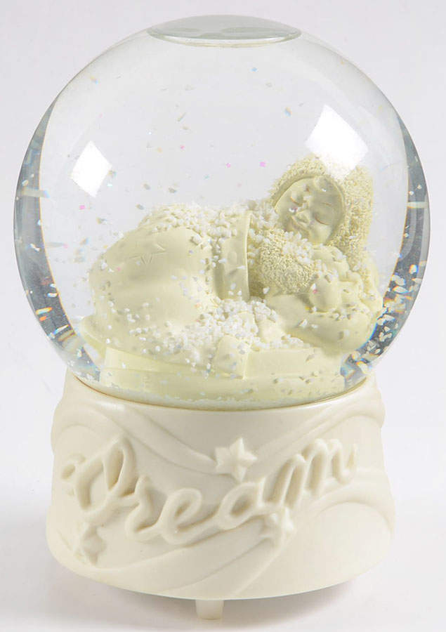 Snowbabies Waterglobe Time To Dream - No Box by Department 56-1