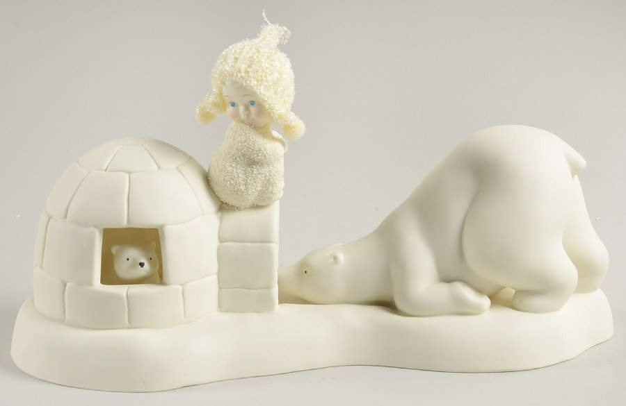 Snowbabies Anybody Home? - No Box by Department 56-1