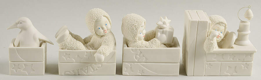 Snowbabies All Aboard The Star Express - Set Of 4 - Boxed by Department 56-1