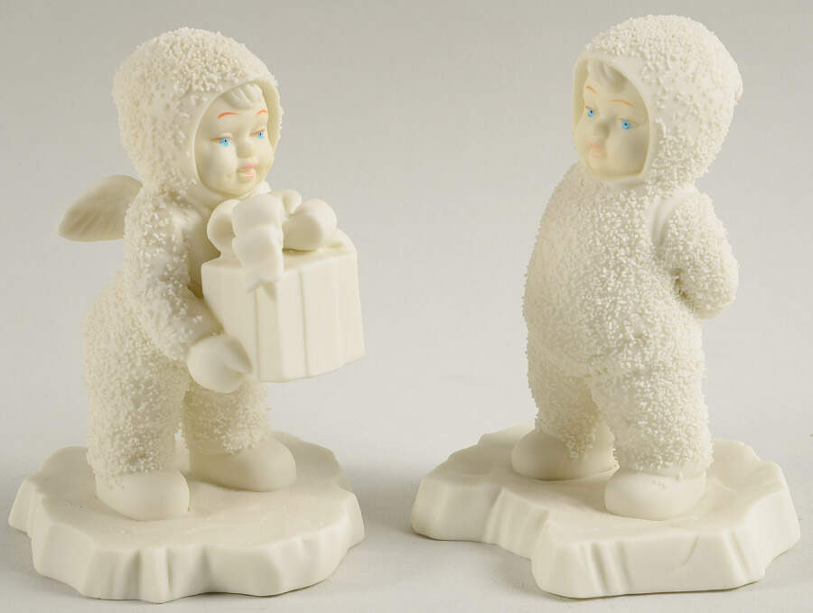 Snowbabies Is That For Me?-Set Of 2 - No Box 60 by Department 56-1