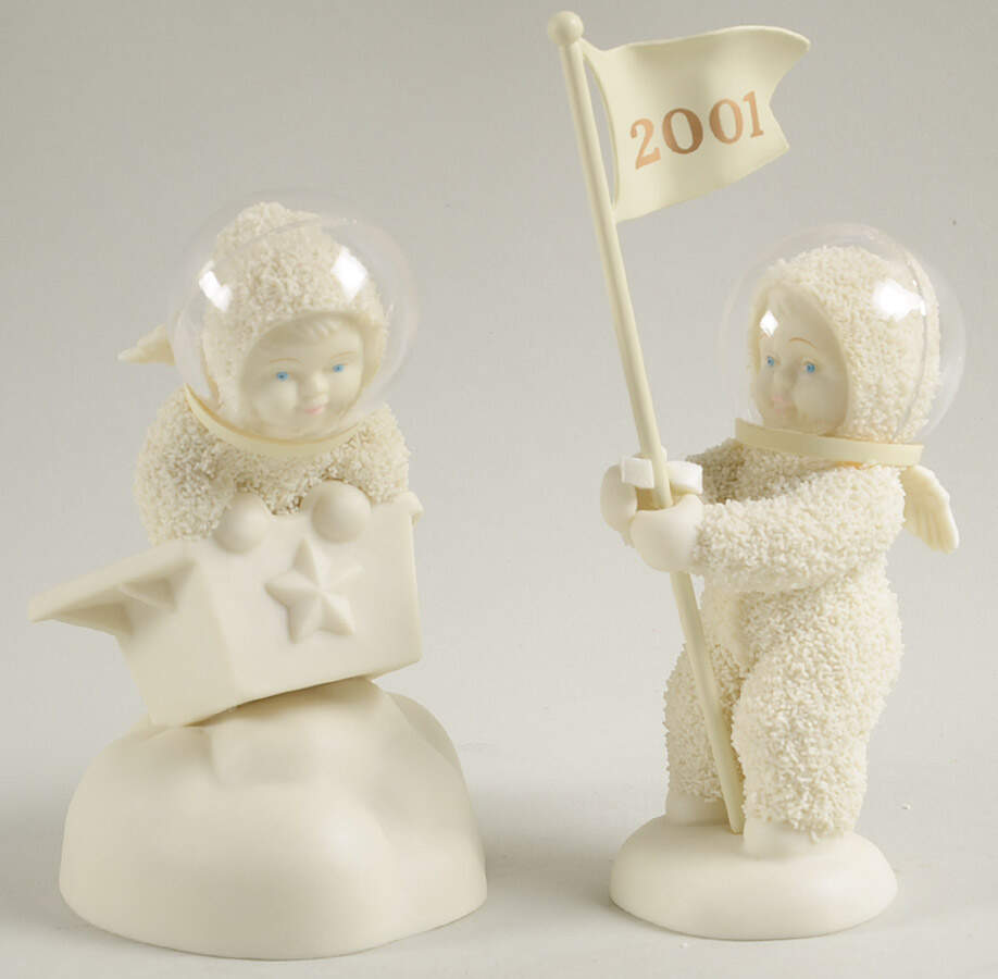 Snowbabies To The Moon And Beyond-Set Of 2 - Boxed by Department 56-1