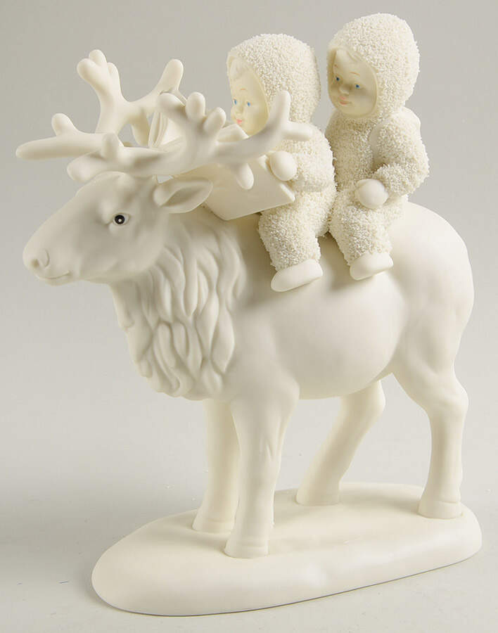 Snowbabies A Journey For Two By Caribou - Bx384 With Box by Department 56-1