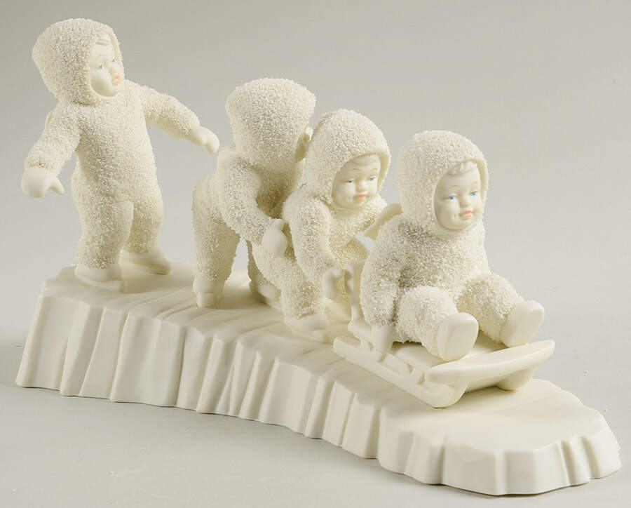 Snowbabies I'm Right Behind You - Boxed by Department 56-1