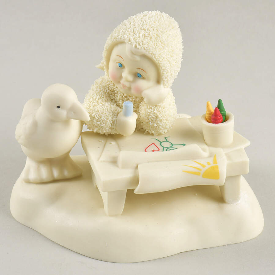 Snowbabies Color Outside The Lines - No Box by Department 56-1