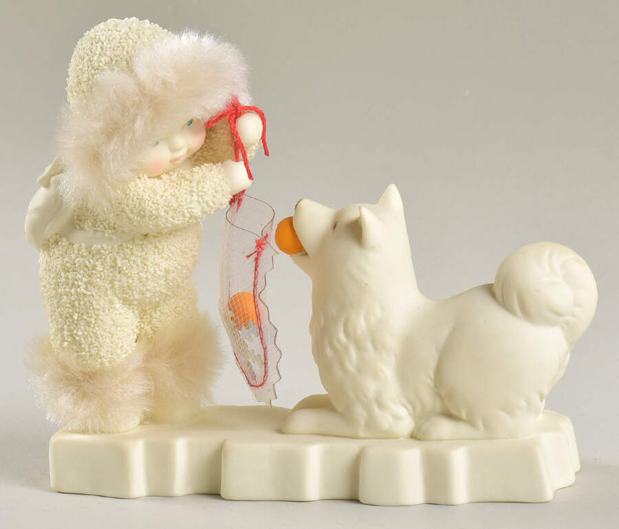 Snowbabies Orange Surprise - Boxed by Department 56-1