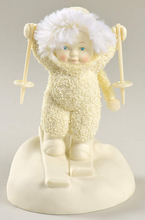 Snowbabies Powder Puff - Bx295 With Box by Department 56-1