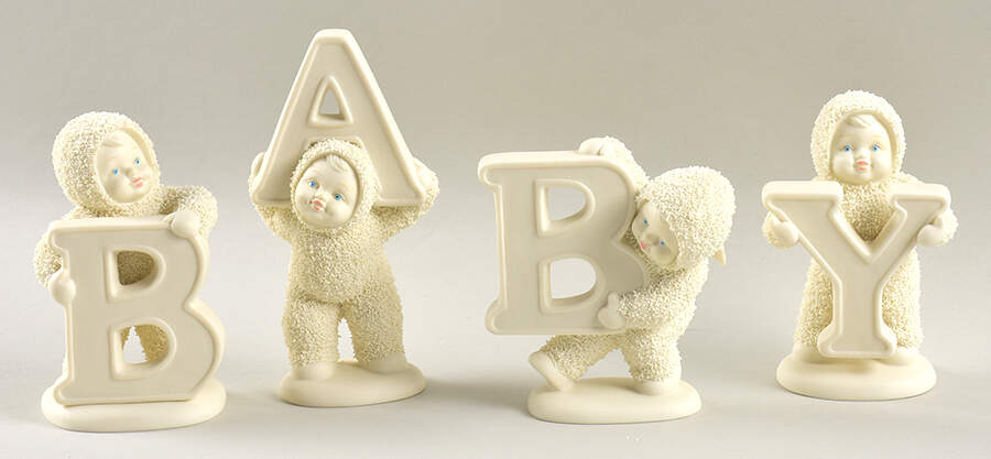 Snowbabies And That Spells Baby - Boxed by Department 56-1