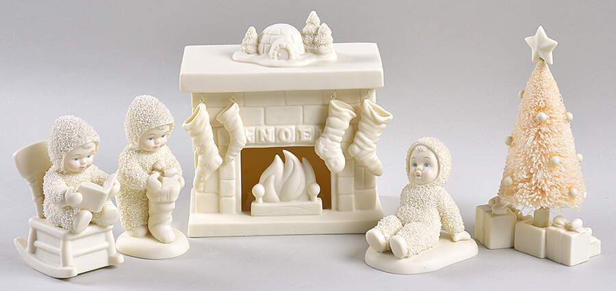 Snowbabies Christmas Morning-Set Of 5 - Boxed by Department 56-1