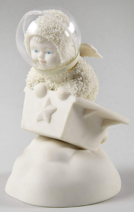 Snowbabies To The Moon And Beyond-Rocket - No Box by Department 56-1