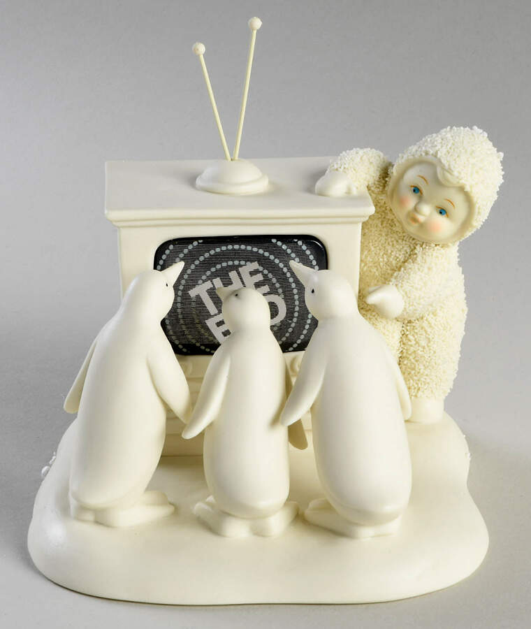 Snowbabies That's Enough Tv For Today - With Box by Department 56-1
